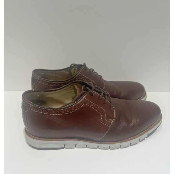 Johnston & Murphy Men\'s Leather Lace Up Oxford Shoes Size 9W Style 27-1744 main image 4
